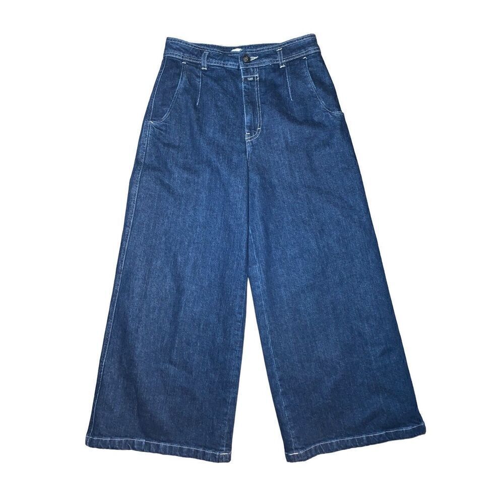 Anthropologie Closed Organic Cotton Leira High-Rise Wide-Leg Jeans - Picture 8 of 16